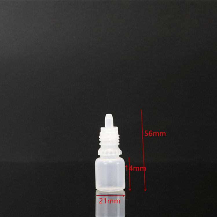 供应各种油烟瓶 5ml眼药水瓶透明塑料胶水瓶子假发挤压点胶瓶眼药