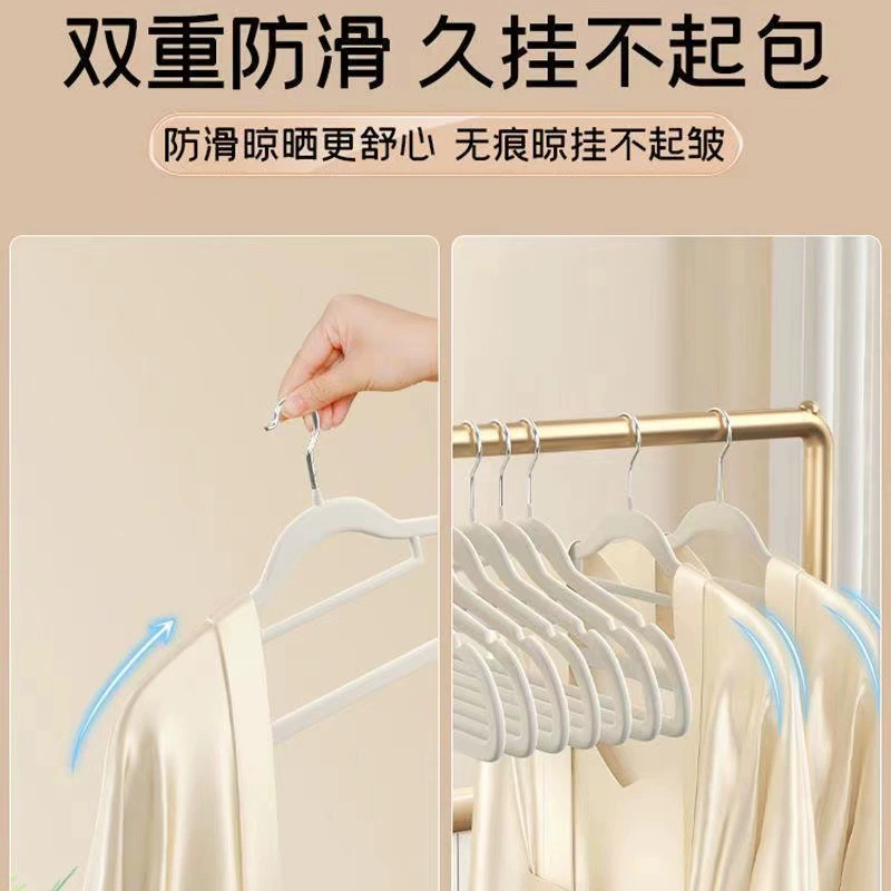 Non-slip hanger, drying rack for home use, storage system