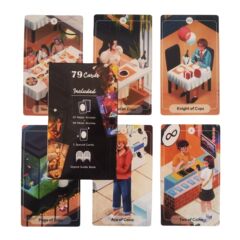 新款12x7故事塔羅Stories Tarot 跨境熱門桌遊79張英文卡牌速賣通