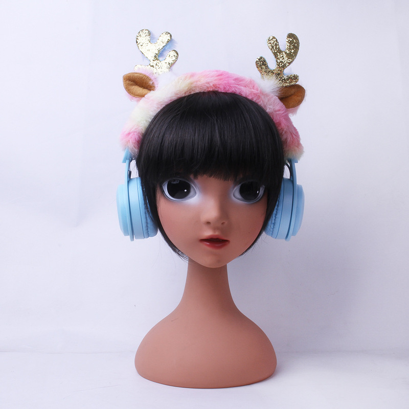 Manufacturer Wholesale Bluetooth Antler Shape Cute Cute Cute Children Cute Head-Mounted Wireless Headphones Gift Cross-Border Manufacturer Wholesale Bluetooth Antler Shape Cute Cute Cute Children Cute Head-Mounted Wireless Headphones Gift Cross-Border