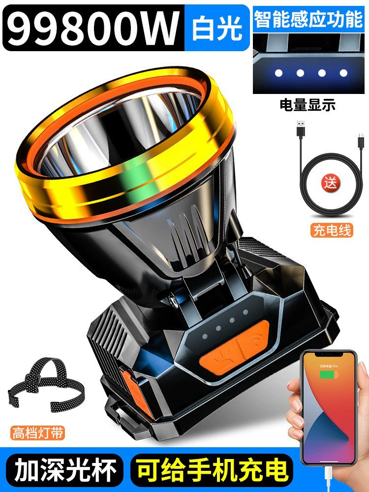 Lantern, super bright travel miner's lamp outside climbing, lights for fishing, flashlight, new collection