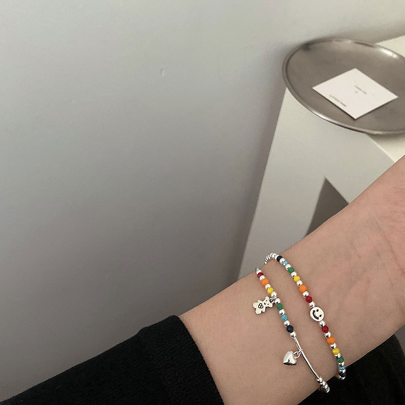 Koreanische Art Geometrisch Synthetik Überzug Keine Intarsien Armbänder display picture 5