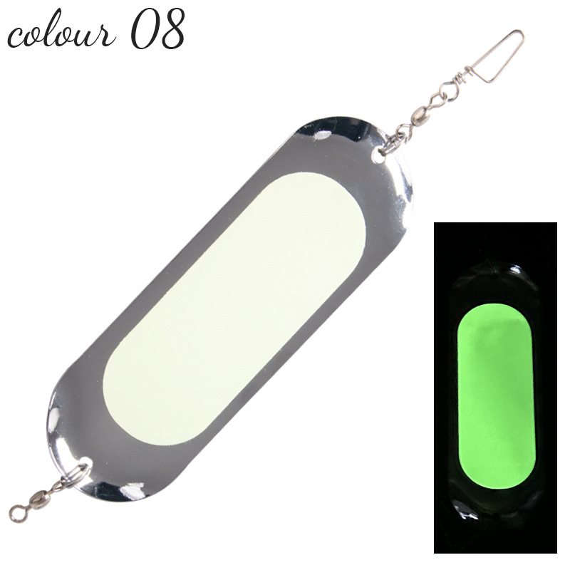 サケのフラッシャーの釣りのフラッシュランプの4.5インチルアーのsalmon fish ing dodgers flashers