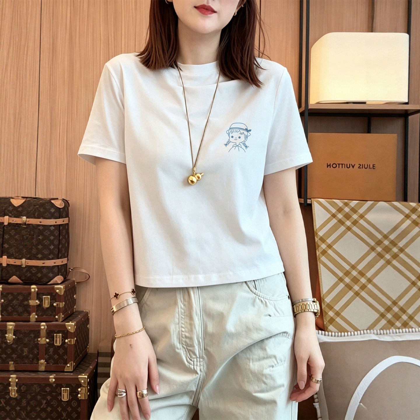 This year's popular short-sleeved T-shirt for women 2026 new summer…