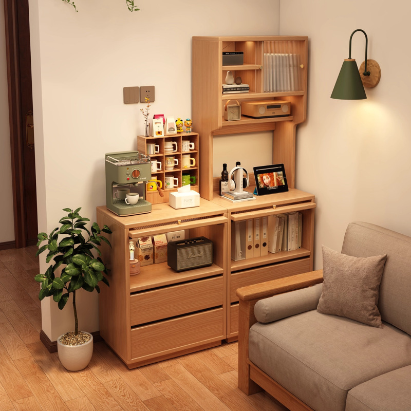 Sideboard for Home Use, Wall-Mounted Integrated Storage Cabinet, Wine Cabinet, Storage Cabinet, Tea Cabinet, Kitchen Cabinet, Floor-Standing Tall Cabinet