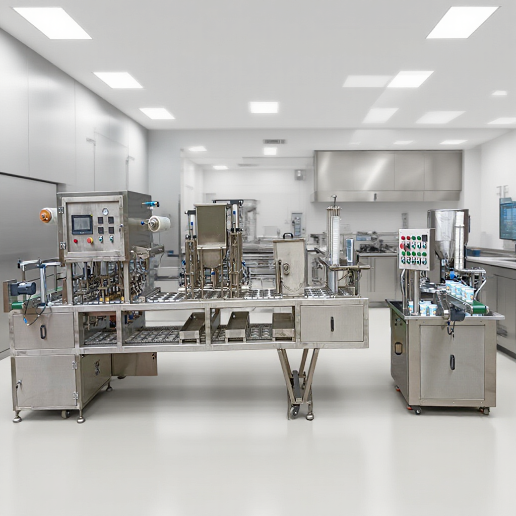 供应水果桶自动灌装封口机 手拧杯果汁饮料充填封口机包装机