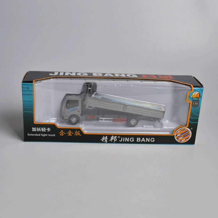 Металлический грузовик JINGBANG длинный тягач toy – модель 86023, реалистичное вождение, многоцветные варианты коробки