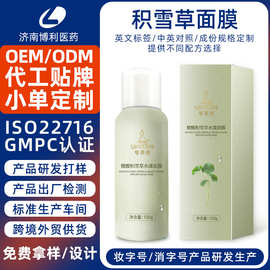 定制跨境积雪草小气泡面膜水润氧气面膜妆前保湿舒缓泡泡面膜代工