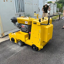 自走式32马力路面铣刨机柴油地坪翻新拉毛机油漆斑马线打磨除线机