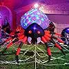 Трансграничные поставки надувной ПВХ Хэллоуин паук орнамент для взрослых детей развлекательная игра триллер приключение игрушка