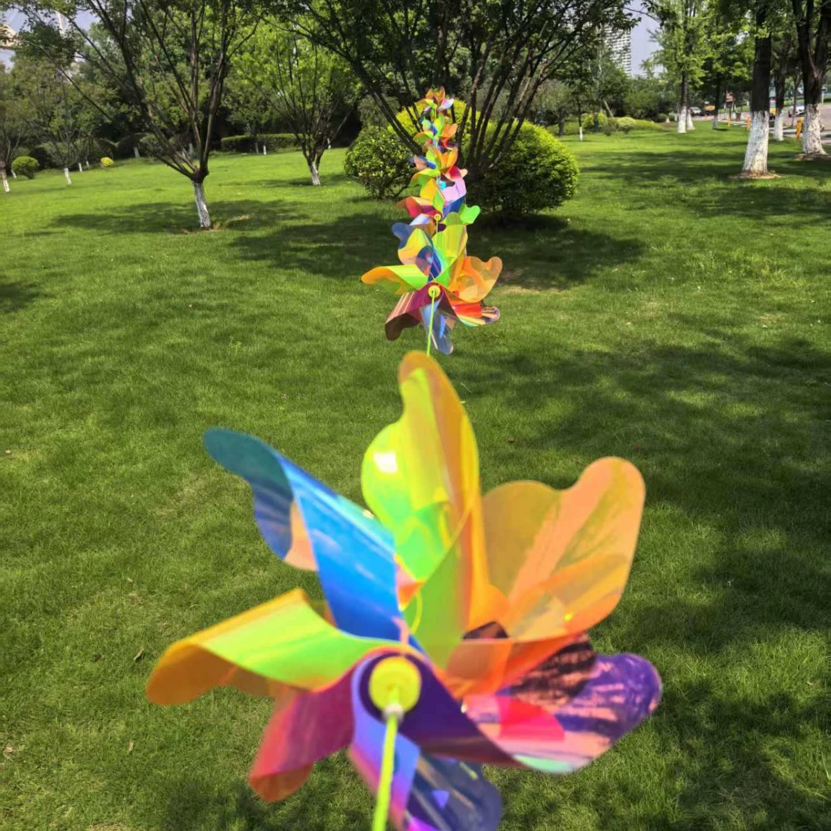 Colorful import travel windmill toy