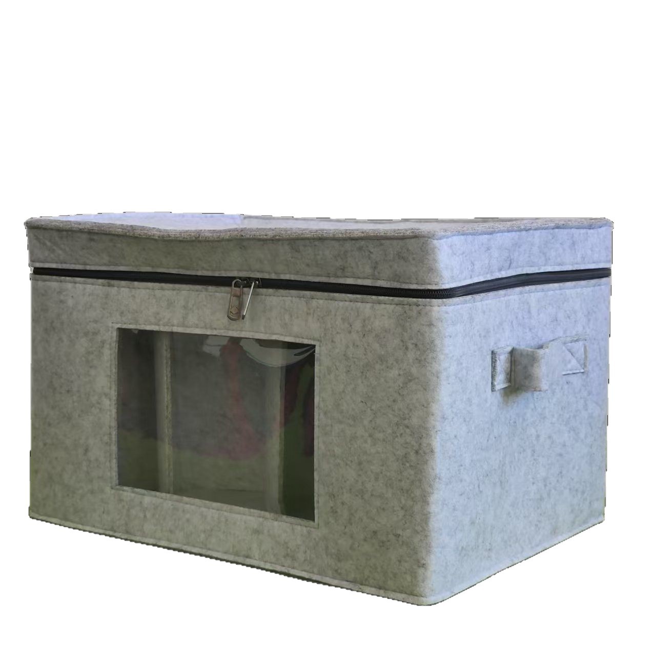 Caja de almacenamiento plegable de tela no tejida, tipo cajón, al por mayor para armario y ropa