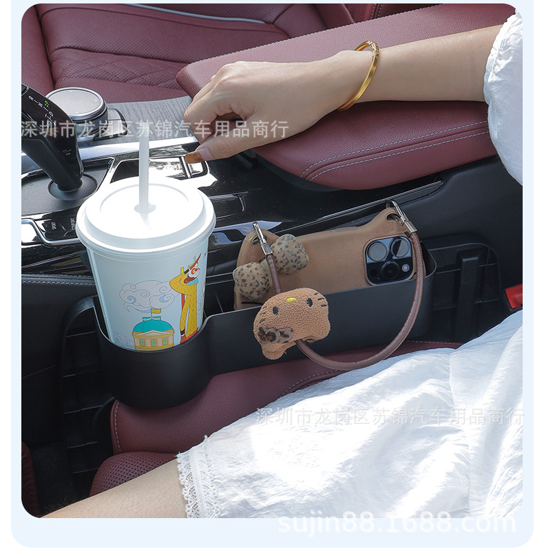 Car Steering Wheel Small Table Board, Car-Mounted Floating Dining Table Board, Water Cup Holder, Multifunctional Small Table for the Car, Can Be Stored