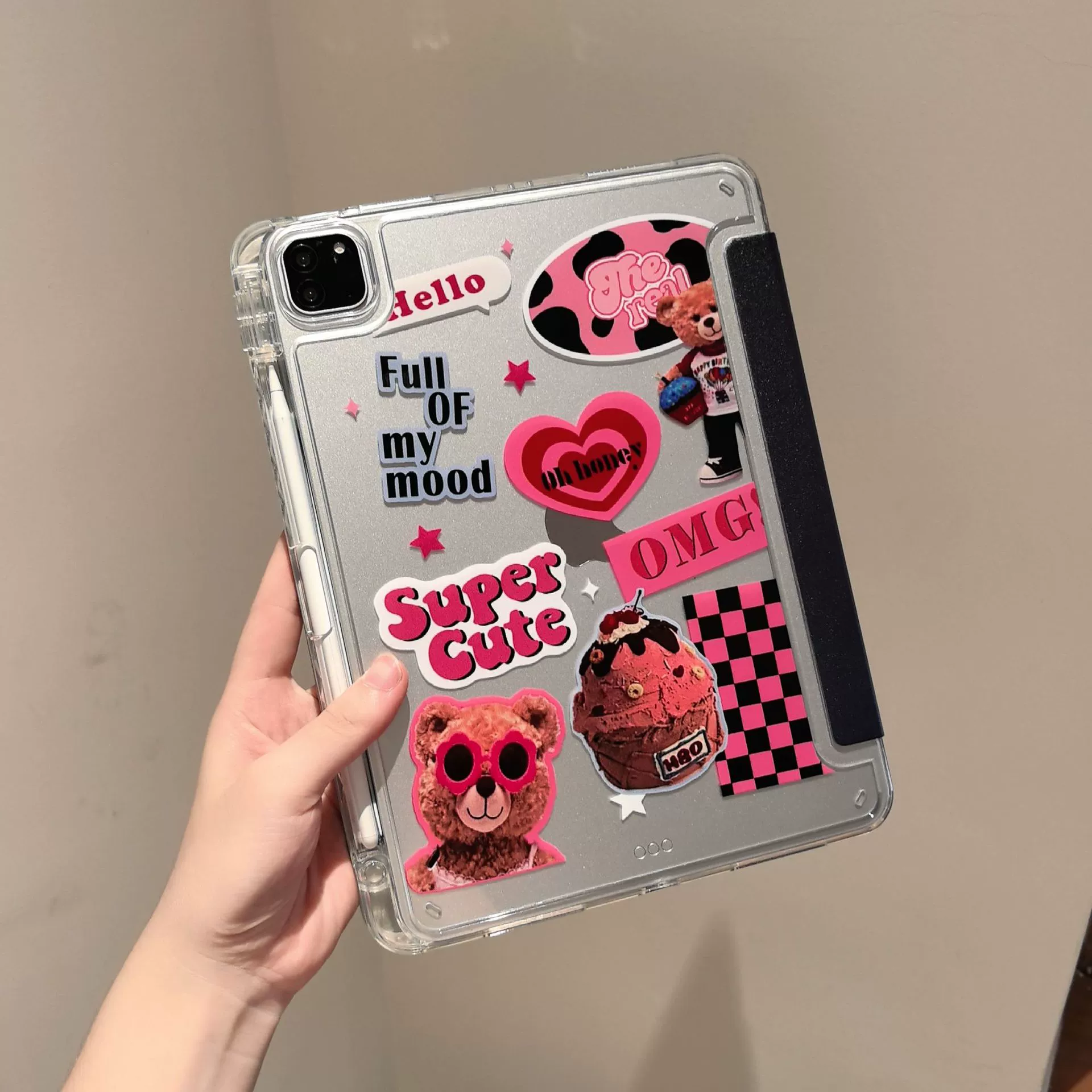Чехол для планшета iPad Apple против изгиба 10-е поколение/11-е поколение акриловый Mini7 защитный чехол 2025 новый Air7/6