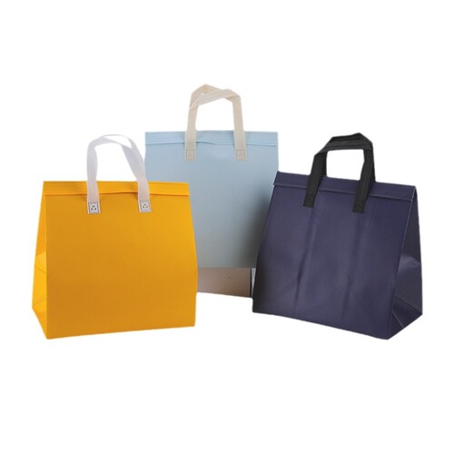Zhejiang Manufacturer Takeaway Insulated Bag Aluminum Foil Bag Milk Tea Cake Food Packaging Non-woven Tote Bag Customization