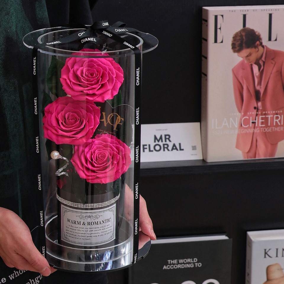 Rosa 18 * 18 * 30cm-1