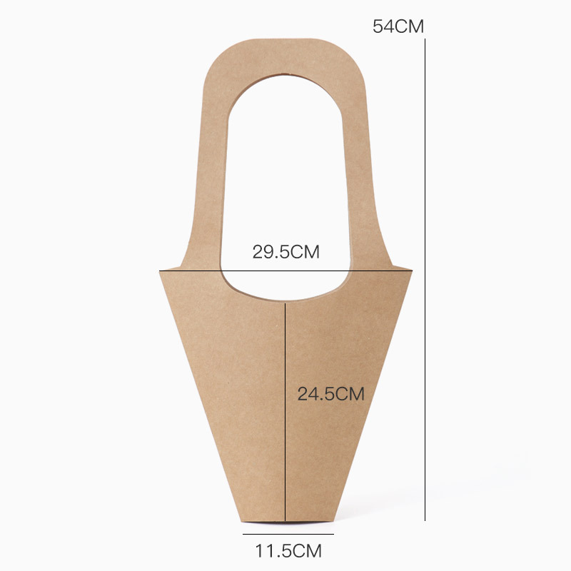 Bolsa transparente con ventana para arreglos florales del Día de la Mujer, caja para arreglos florales, materiales de embalaje para flores, bolsa de exhibición con ventana para decoración floral.