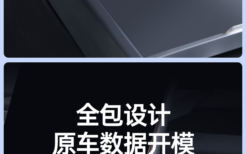 Suitable for Tesla Model 3/Y New Version Beam Model Center Console Wireless Charging Silicone Pad Full Coverage Protection Anti-Slip