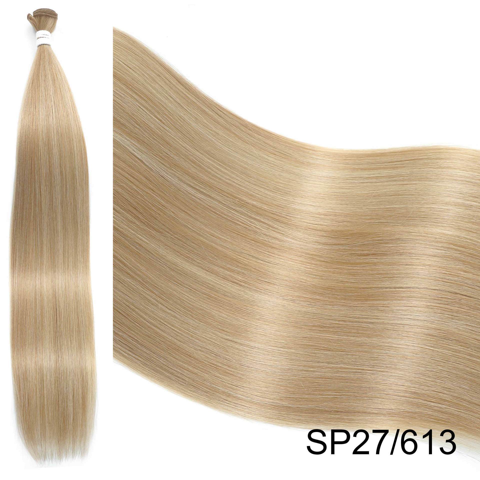 Peruca de fibra química, pelo estricto, pelo blanco, fibra química, cabello largo, cabello recto, cortina de fibra química, pelucas de cabello para mujeres
