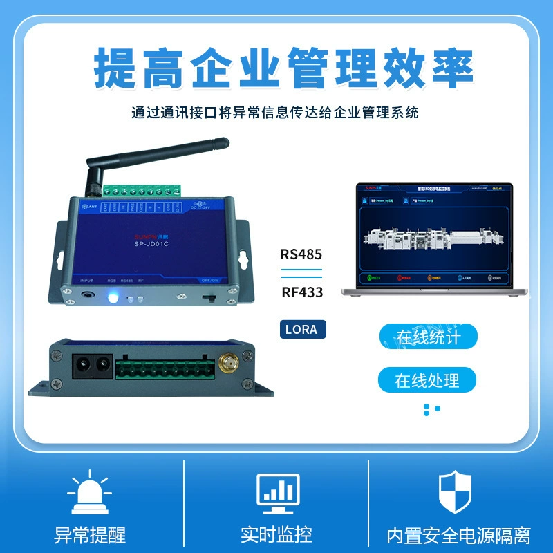 Xunpeng PCBA мастерская двухконтурный антистатический браслет для ношения детектор ESD онлайн системы мониторинга программного обеспечения