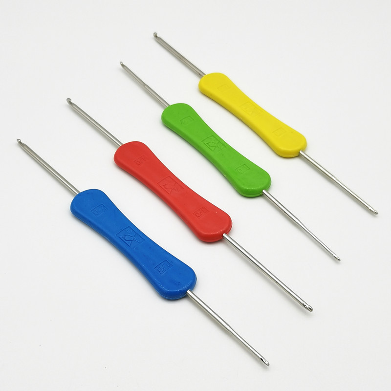Double-headed crochet steel needle crochet special offer wholesale clearance wool knitting tool diy material package Double-headed crochet steel needle crochet special offer wholesale clearance wool knitting tool diy material package