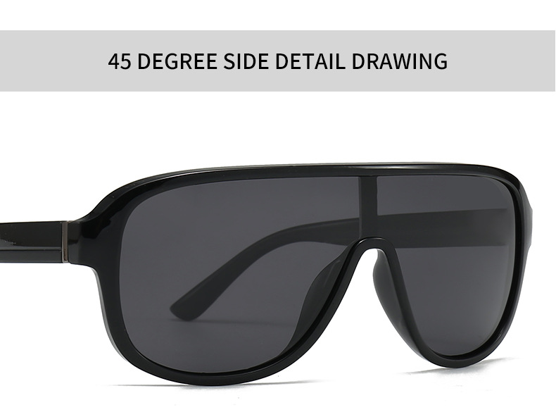 Men's Polarised Square Sunglasses Classic Driving Glasses_voghion.com