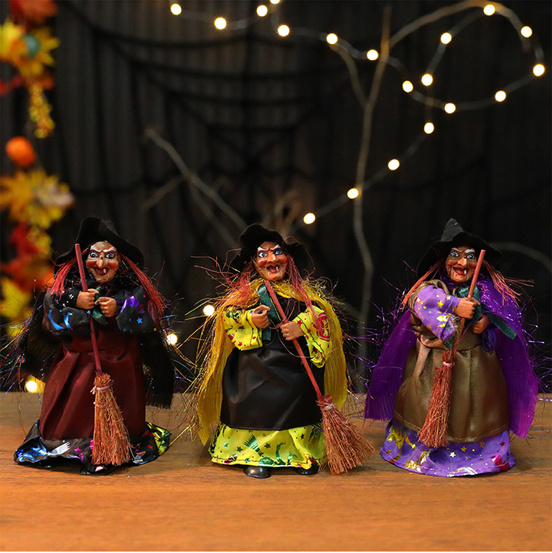 Scary Halloween Hanging Ghost With Chains – Glowing Electronic Laughing Skeleton, Red/Yellow/Black Cloak For Haunted House Party Decor_voghion.com