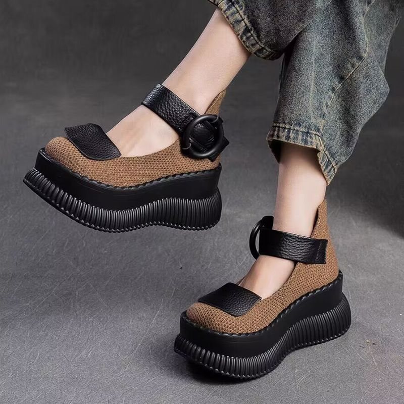 2026 Spring High-Heeled Shallow Mouth Single Shoes with Thick Platform, Retro Niche Design Mary Jane Shoes for Women 2026 Spring High-Heeled Shallow Mouth Single Shoes with Thick Platform, Retro Niche Design Mary Jane Shoes for Women