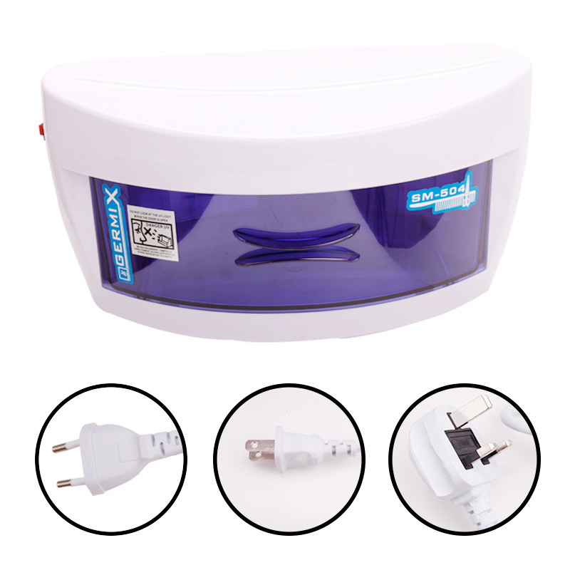 Herramientas de belleza de uñas gabinete de desinfección ultravioleta para herramientas de belleza tijeras toallas desinfectantes UV ozono