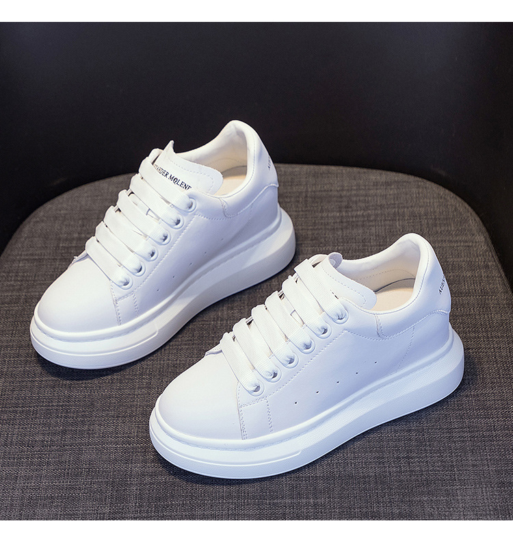 Giày sneaker nữ chunky đế dày phong cách McQueen mới xuân hè 2025, tăng chiều cao — 6706 tăng chiều cao [đuôi trắng], 6706 Tăng chiều cao của đuôi đen] chi tiết 9