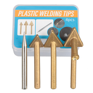 Car bumper plastic repair electric soldering iron smoothing tool electric soldering iron smoothing head rubber nozzle welding triangular copper head