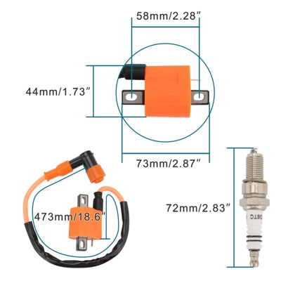 Goofit Ignition Coil Adapted Alovlanma bobini (Babinalar)
