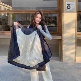 牛仔假两件皮毛一体羊羔毛拼接羽绒服外套女冬季2025新款白鸭绒