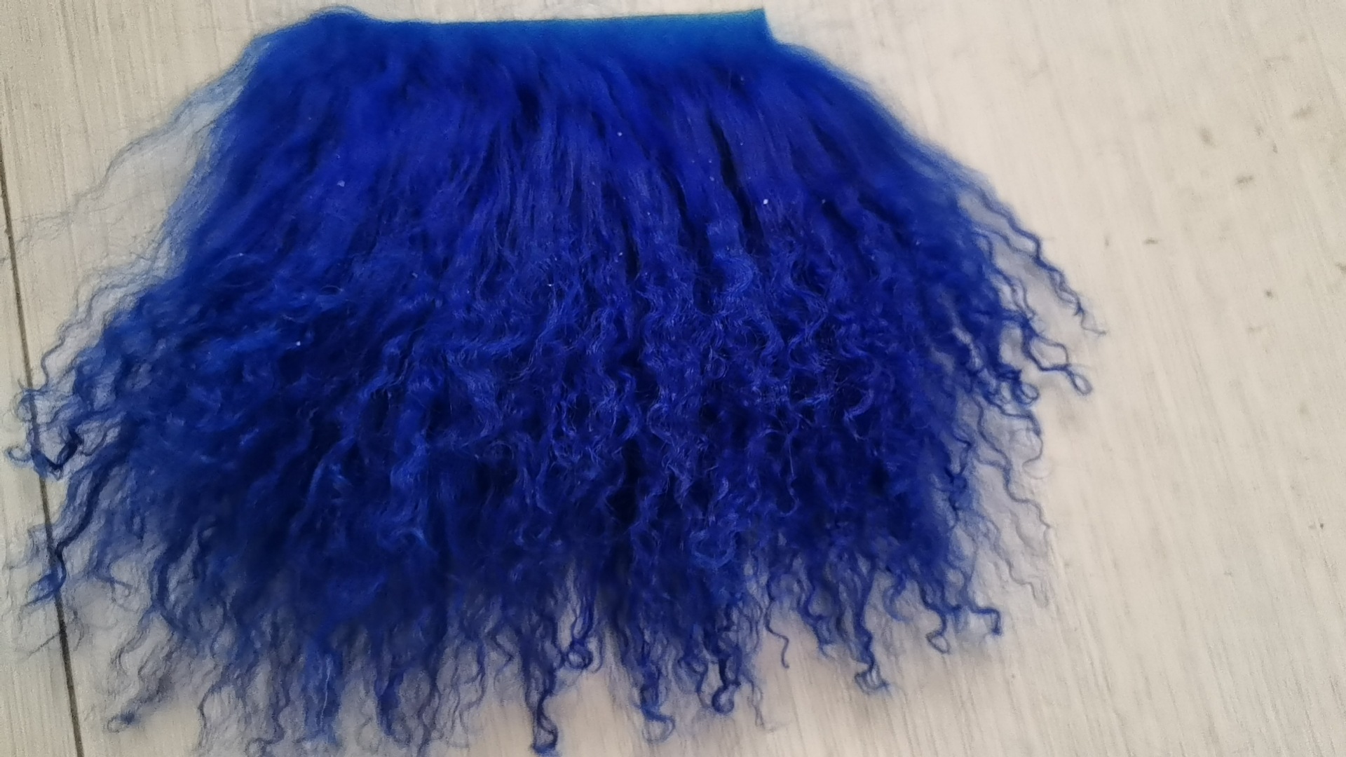 Alta calidad tan lana pelo fila bjd belleza nudo cerdo monstruo soldado monstruo ob11 Gao Ke Er multicolor 6 puntos bebé peluca