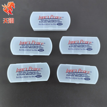 塑料药盒带创可贴盒 多功能创口贴盒子 三格PP收纳盒工厂直销跨境