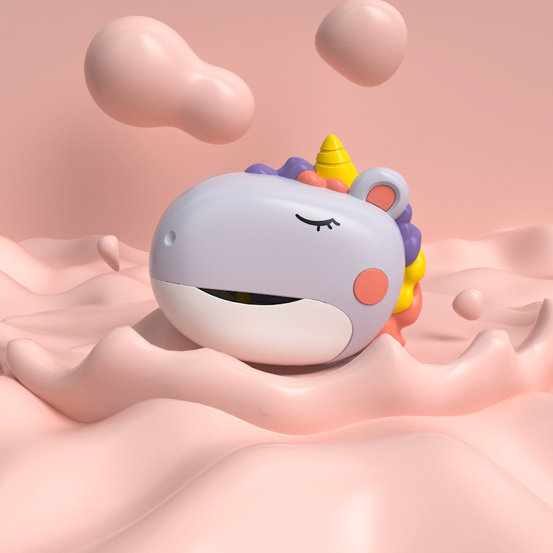 버블 유니콘 [블루/배터리 버전] 영문 칼라 박스