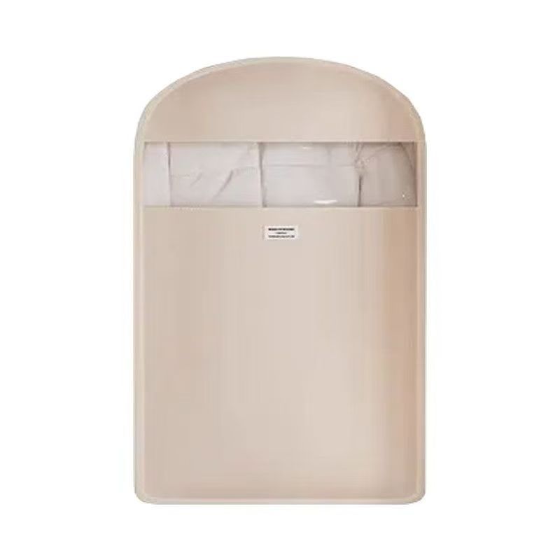 Down jacket compression dust cover for home use, hanging wardrobe clothing storage bag, long down jacket hanging cover