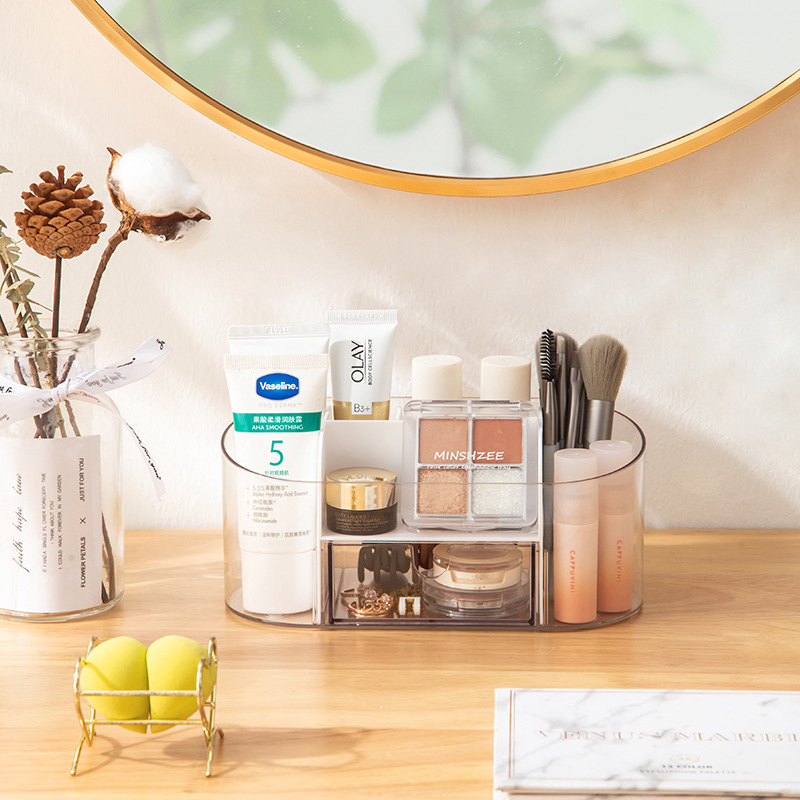 Cosmetic table storage box