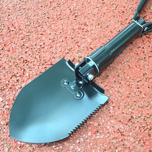 Outdoor 104 large engineer shovel multi-function shovel camping equipment folding military shovel wholesale folding shovel