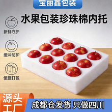 珍珠棉内托包装礼盒缓冲玻璃瓶底托水果托珍珠棉内衬防震厂家批发