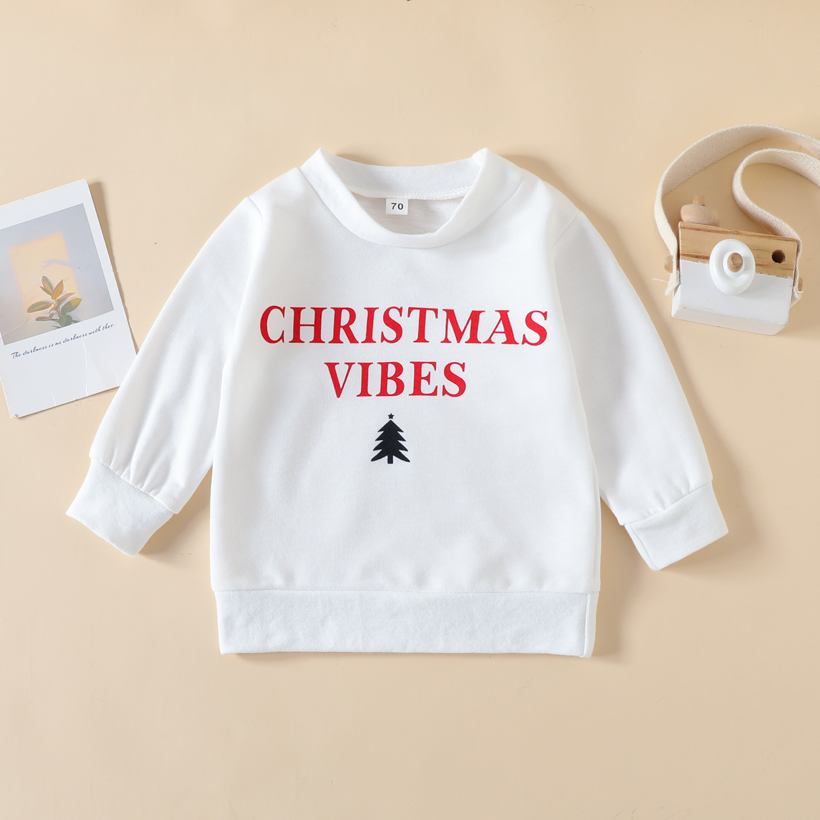 Christmas Fashion Cartoon Cotton Girls Clothing Sets display picture 3