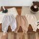 Baby super cute big pp pants 0-2 years old spring South Korea children's clothing baby cartoon casual pants children's pants trendy AK272