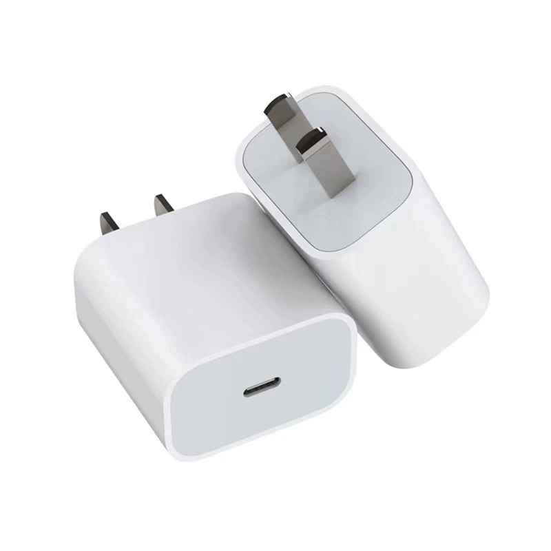 Настенная зарядка (Apple) совместима с iPhone 12, варианты 12W/20W/25W, белая, EU/US/UK вилки, кабель 1 м