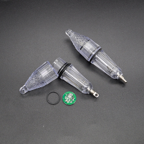 Fishing Lure with Colorful Underwater Lighting, Fish Attracting Lamp, Fishing Gear with Battery, Night Fishing Accessories