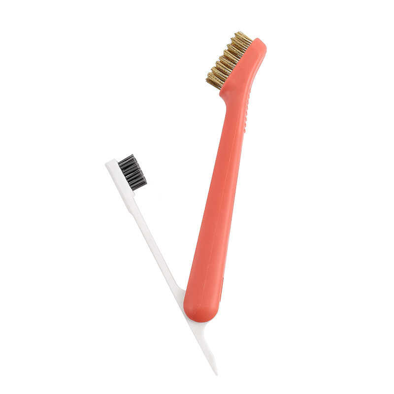 Cocina estufa de gas cepillo de limpieza cepillo de alambre cocina campana brecha eliminación de aceite de limpieza artefacto cepillo herramienta