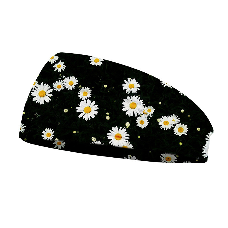 Diadema de moda femenina impresa digital 3d fitness yoga multiusos pañuelo absorbente de sudor máscara facial se puede fijar logotipo de zuo