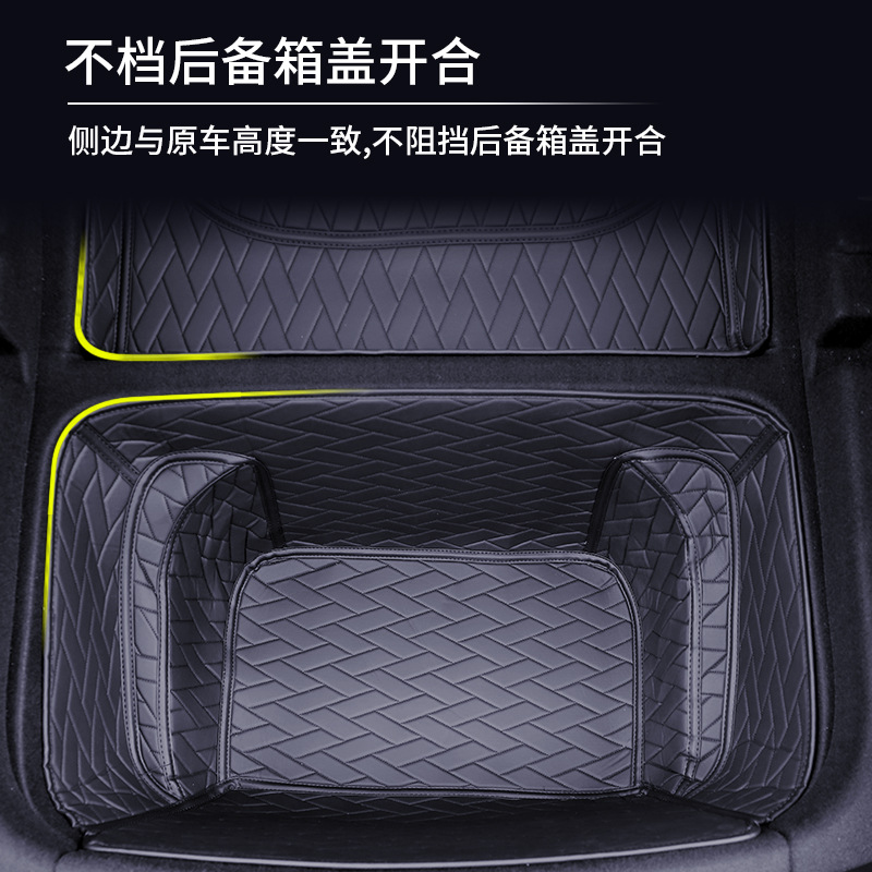 (2개) TESLA MODEL3 | Y 프론트 박스 매트 테일 박스 매트 수하물 보관 매트 실내 장식 장식 액세서리에 적합합니다.