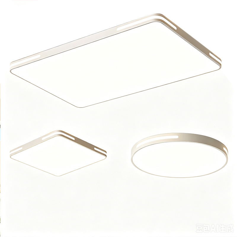 Lámpara de techo LED para dormitorio, sala de estar, dormitorio principal moderno y elegante, estudio, balcón, iluminación Zhongshan, diseño delgado.