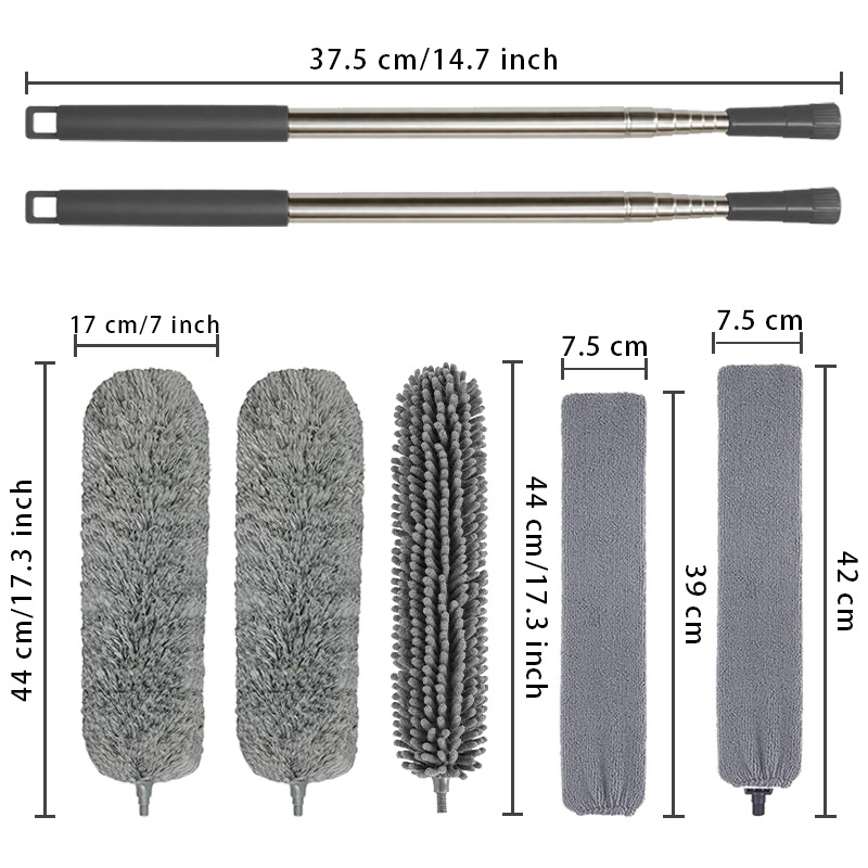 Combinación de alta altitud de fibra de limpieza de cenizas polvo pulverizador de pelo de pollo, pulverizador electrostático flexible, pulverizador de polvo de Schneil, cepillo de polvo de separación image 22