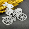 Metal rabbit, cutting die, handmade